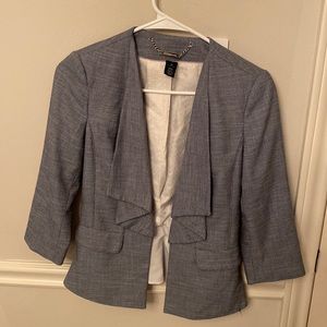 Chambray blazer